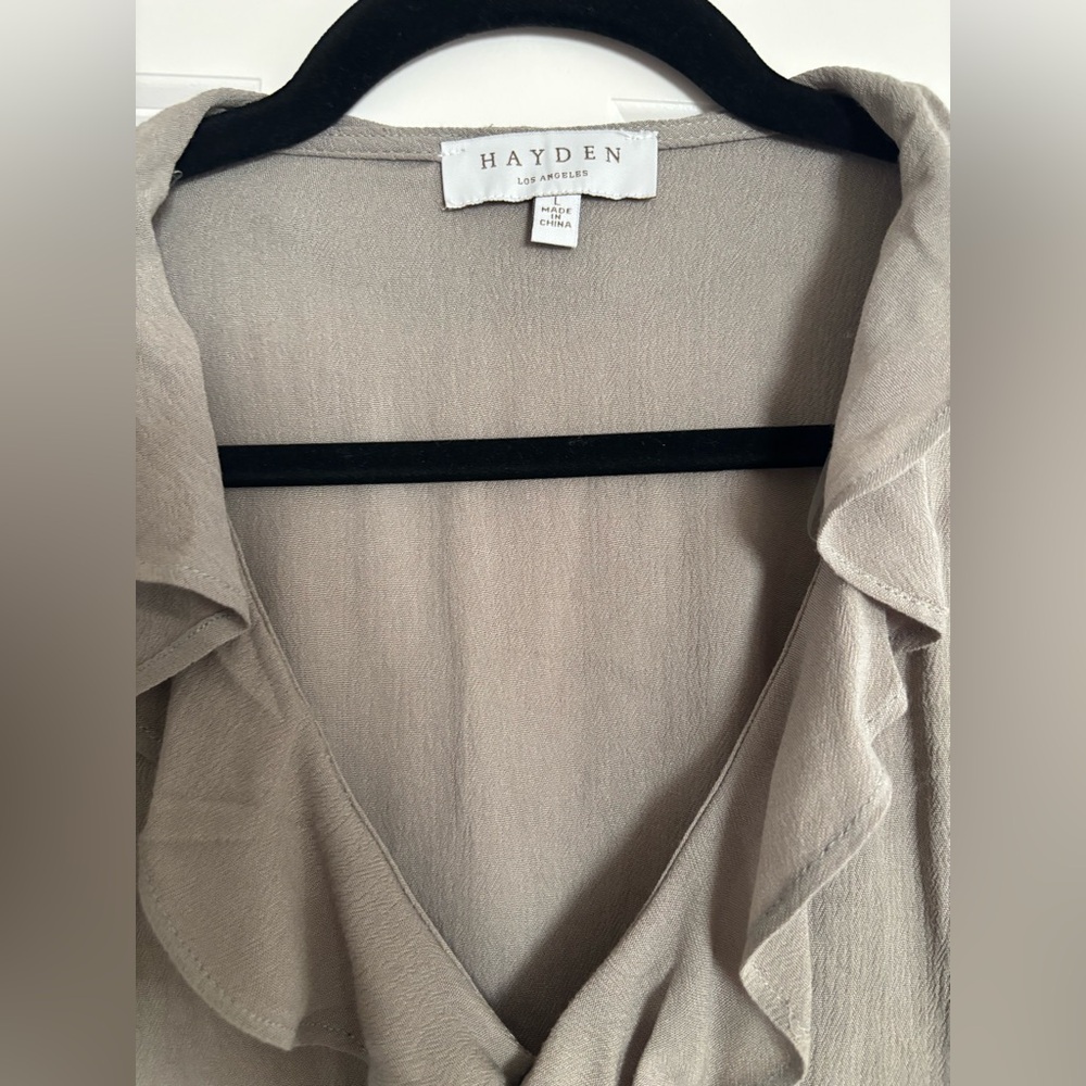 Hayden Ruffled Wrap Blouse - Picture 2 of 10